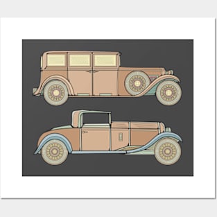 Brown Classic Car Posters and Art